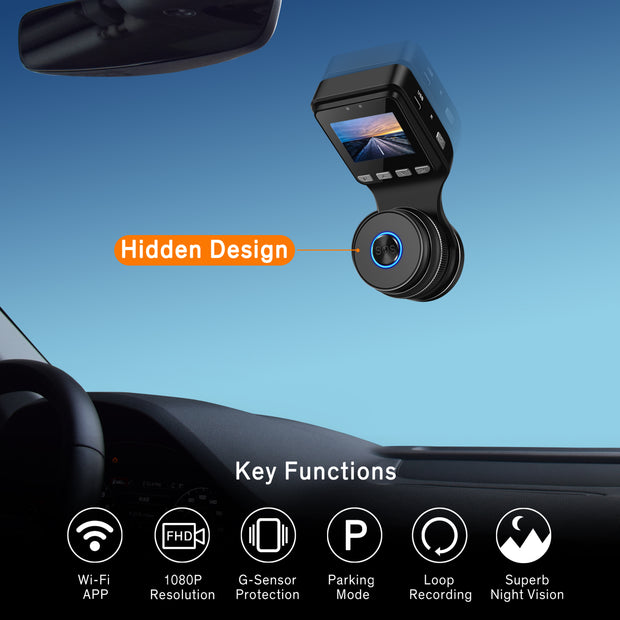 Galphi Q2 Dash Cam 2K WiFi 1440P Car Camera Dash Camera for Cars Front  Dashcam